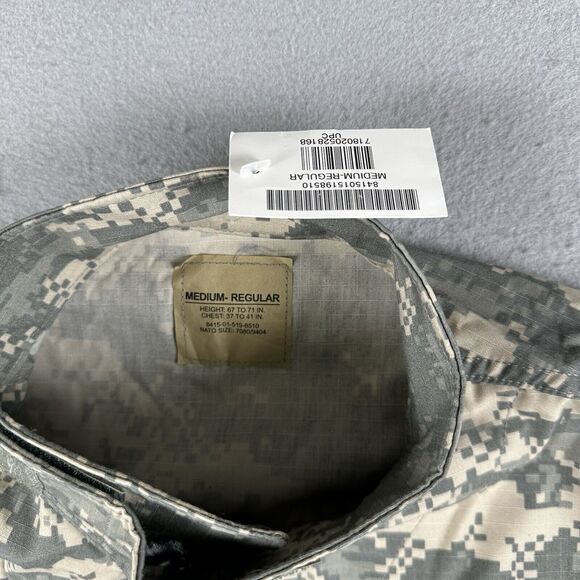 US Military ACU Army Combat Uniform Coat UCP Digital Camo Ripstop‎ Medium Reg - Picture 3 of 16